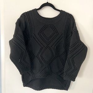 Oversize heavyweight knit sweater- EUC